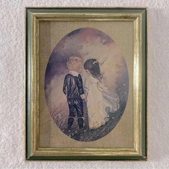 Vintage G. Ranck Framed Set Of “Young Love” Pictures Art  Set Of 5 - Picture 6 of 16